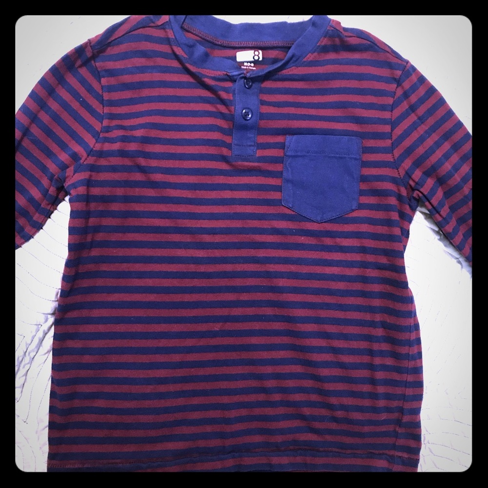 Crazy 8 long sleeve stripe tee